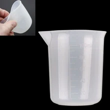 1 шт. 100 мл одноразовая силиконовая мерная чашка DIY ручной работы со шкалой барные инструменты кухня, обеденные меры