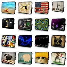 Милый мопс печати неопрена для ноутбука сумка Тетрадь чехол для 7 10,1 12 13,3 1" 15 15,4 15,6 дюймов планшет для samsung Asus hp acer