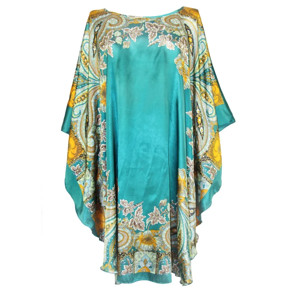 Горячая леди вискоза халат женские халаты, пижамы Ночная рубашка больших размеров домашнее платье винтажное платье-Кафтан ночная рубашка