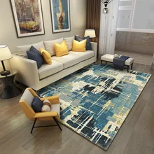 Современный простой Nordic геометрический домой ковер для Гостиная Спальня Кофе Таблица половик коврик Tapete пункт сала Alfombra