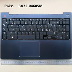 Swiss Макет Новый ноутбук клавиатура с подставка под тачпад для samsung NP670Z5 NP670Z5E NP680Z5E 680Z5E SW BA75-04605M