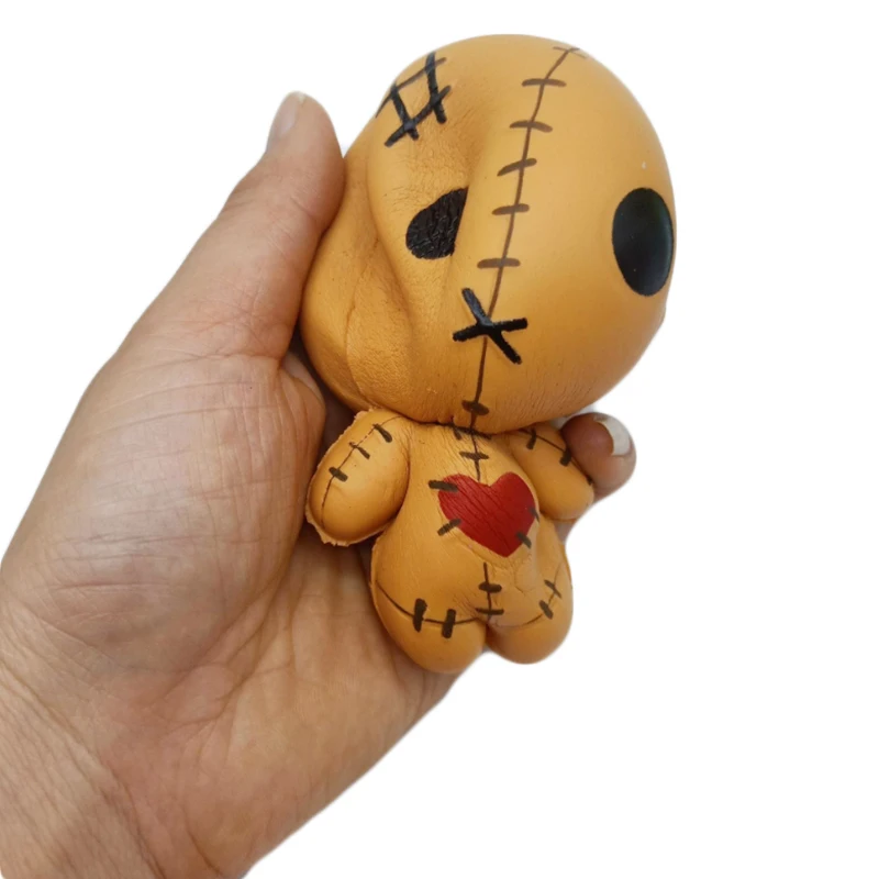 Ideal  New Cute Simulation Ghost Doll Squishy Slow Rising PU Smooth Soft Squeeze Toy Stress Relief Creativ