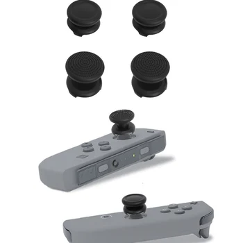 

4pcs Anti-Slip Enhance Thumbstick Grip Cap Analog Cover Case Thumb Grips For Nintend Switch NS Joy-Con Nintendoswitch Controller