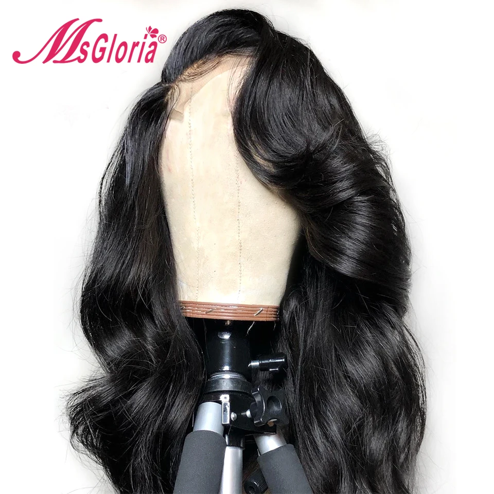 

Body Wave 13*6 Lace Front Human Hair Wigs Brazilian Remy Human Hair Wigs With Baby Hair For Black Women Pre Plucked Hairline