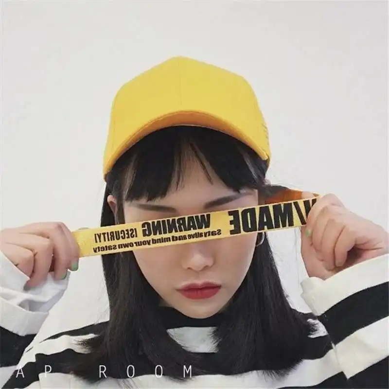 

Long belt Korean hip hop woman male baseball cap leisure golf cap Snapback cap#no40