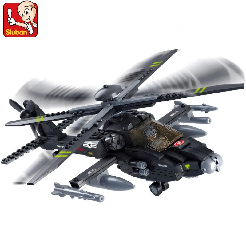 

SLuban 293pcs Model Building Model Building Kits Classic Toys Hobbies AirPlane Building Blocks toys for children