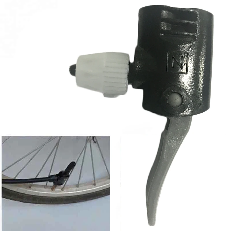 Bike Pump Nozzle Hose Adapter Dual Head Pumping Cycling Outdoor Sports