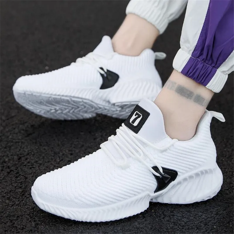 

AGUTZM Spring new cloth wild men's shoes low to help men's shoes lightweight casual sneakers Mesh breathable men shoes Y205