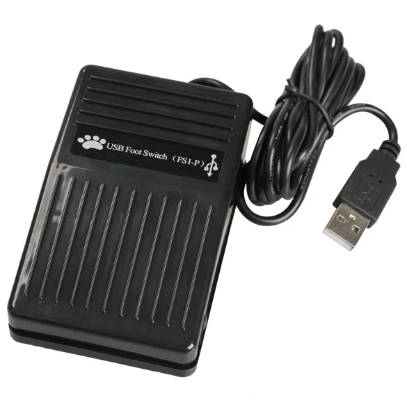 Portable New USB Foot Control Keyboard Action Switch Pedal