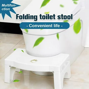 

Folding Multi-Function Toilet Stool Portable Step for Home Bathroom HYD88
