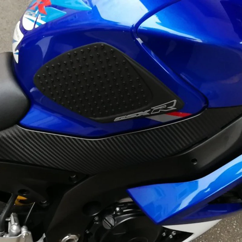 MTCLUB GSXR GSX-R 10000 Black Transparent Anti slip Fuel Tank Pad Side Gas Knee Grip Traction Pads For Suzuki GSXR1000 2007 2008 (6)