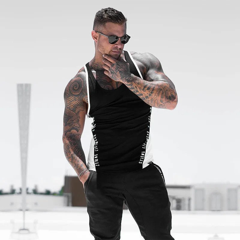 Men Summer gym Tank Top-6