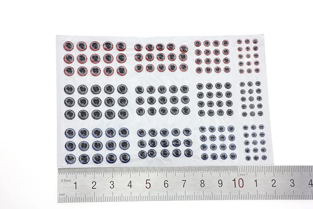 Rompin 183 шт./лот для Фиш Ай 3/4/5/6 мм 3D Рыбалка глаза для приманки, Реалистичный искусственный имитирующие приманка бионические приманки для рыбной ловли глаза приманка для ловли аксессуары