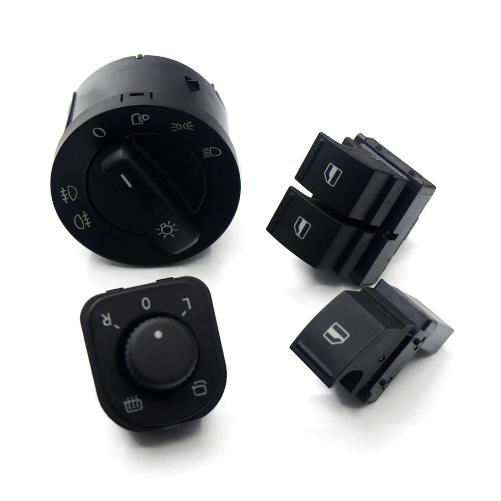 Headlight Switch Mirror Switch Window Switch For Vw Caddy Jetta Golf 5