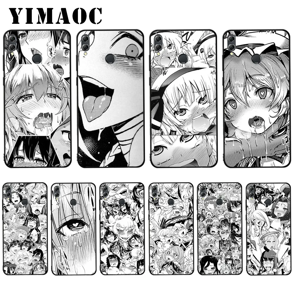 

YIMAOC Anime Girl Cartoon Soft Case for Huawei Y5 Y6 Y7 Prime Y9 Mate 10 20 Lite Pro Nova 2i 3 3i 4 Lite