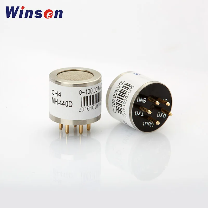 2 шт. Winsen MH-440D NDIR инфракрасный CH4 датчик UART, аналоговый сигнал напряжения компенсация температуры, отличный линейный выход