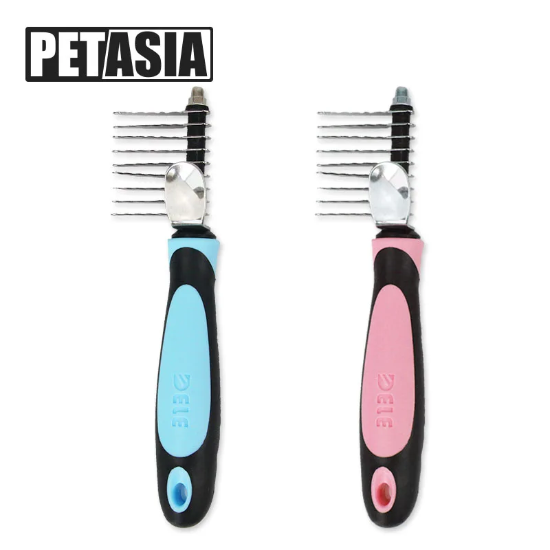 DELE Pet Dog Comb For Small Large Dogs combing pet hair knots Stainless