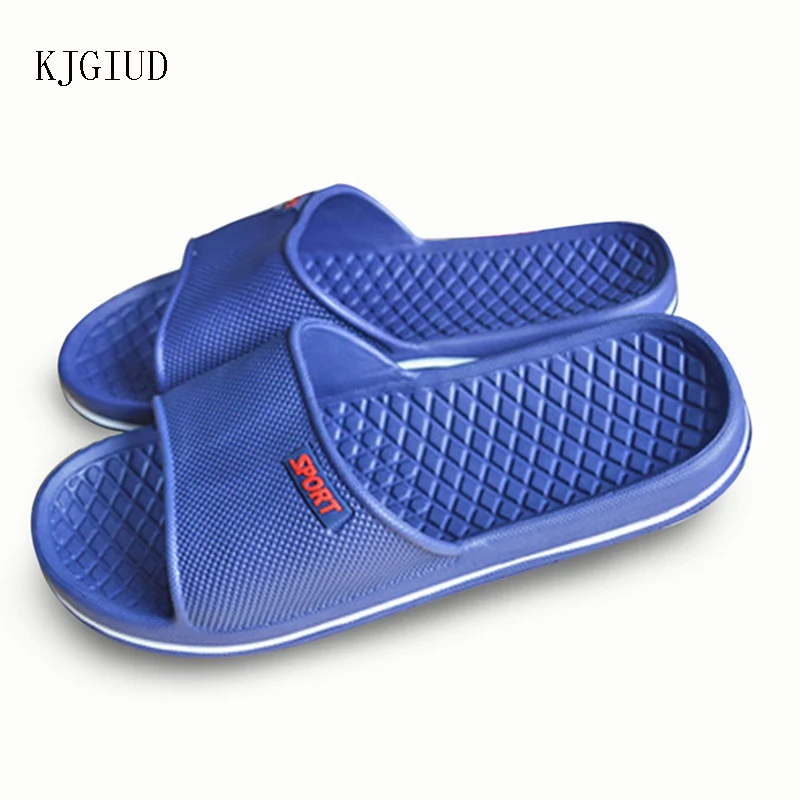 

Summer New Men's Bathroom Slippers Men's Non-slip Padded Bottom Home Lovers Shoes Men And Women Home Sandals And slippers women