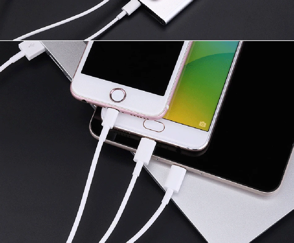 NOHON USB Phone Cables For iPhone 6 5s 7 8 Plus X XS Charging Type-C Micro USB For Samsung S8 S9 Note 8 3 in 1 Charging Cable (12)