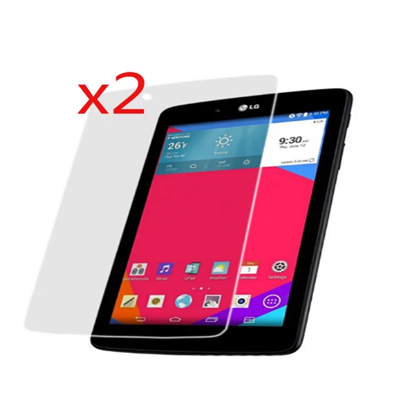 

2x Film + 2x Clean Clothing , Retail Package Clear LCD Screen Protector Protective Films For LG G Pad 8.0 V480 V490 8" 8 inch