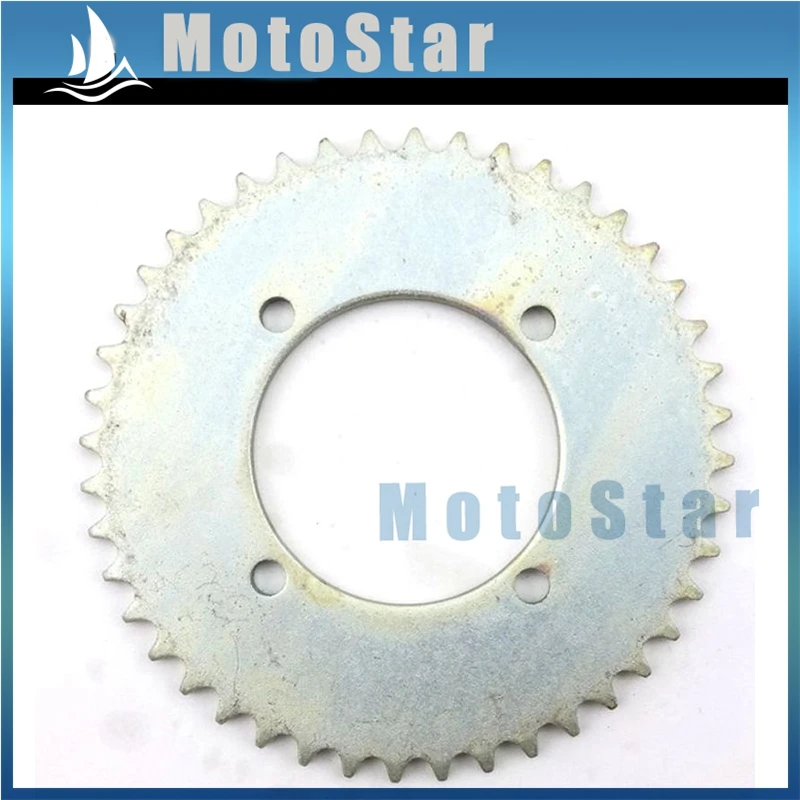 54mm 44 Tooth T8F Mini Moto Steel Rear Chain Sprocket For Chinese 2 Stroke 43cc 49cc Engine Kids ATV Pocket Bike Goped Scooter