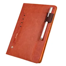 Роскошный брендовый чехол для samsung Galaxy Tab S3 9," T820 T825, откидной Магнитный чехол-кошелек с отделениями для карт, держатель для ручки, подставка для планшета