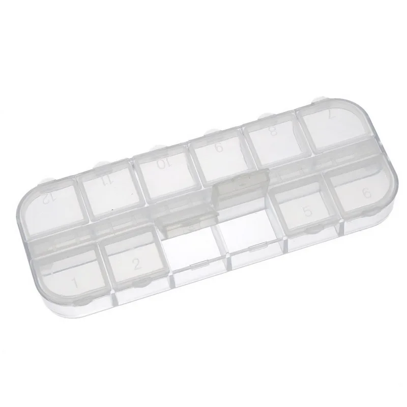 Clear Acrylic Rectangle Shape Storage Box Beads Display Container
