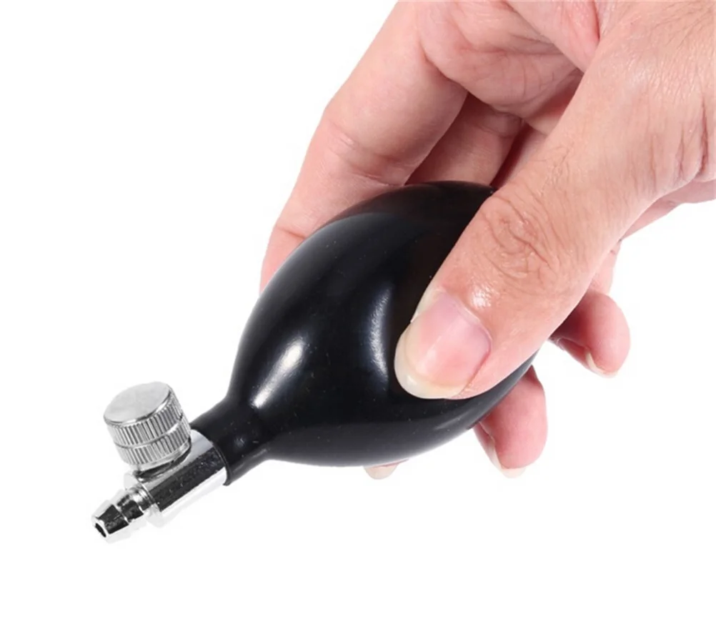 

Doctor Toys 1 pcs Black Replacement Manual Inflation Blood Pressure Latex Bulb With Air Release Valve Pretend Play