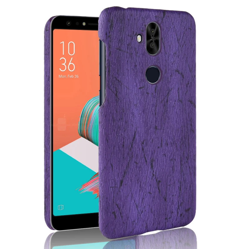 Asus Zenfone 5 Lite ZC600KL 6inch Wood grain PU leather +PC case_96