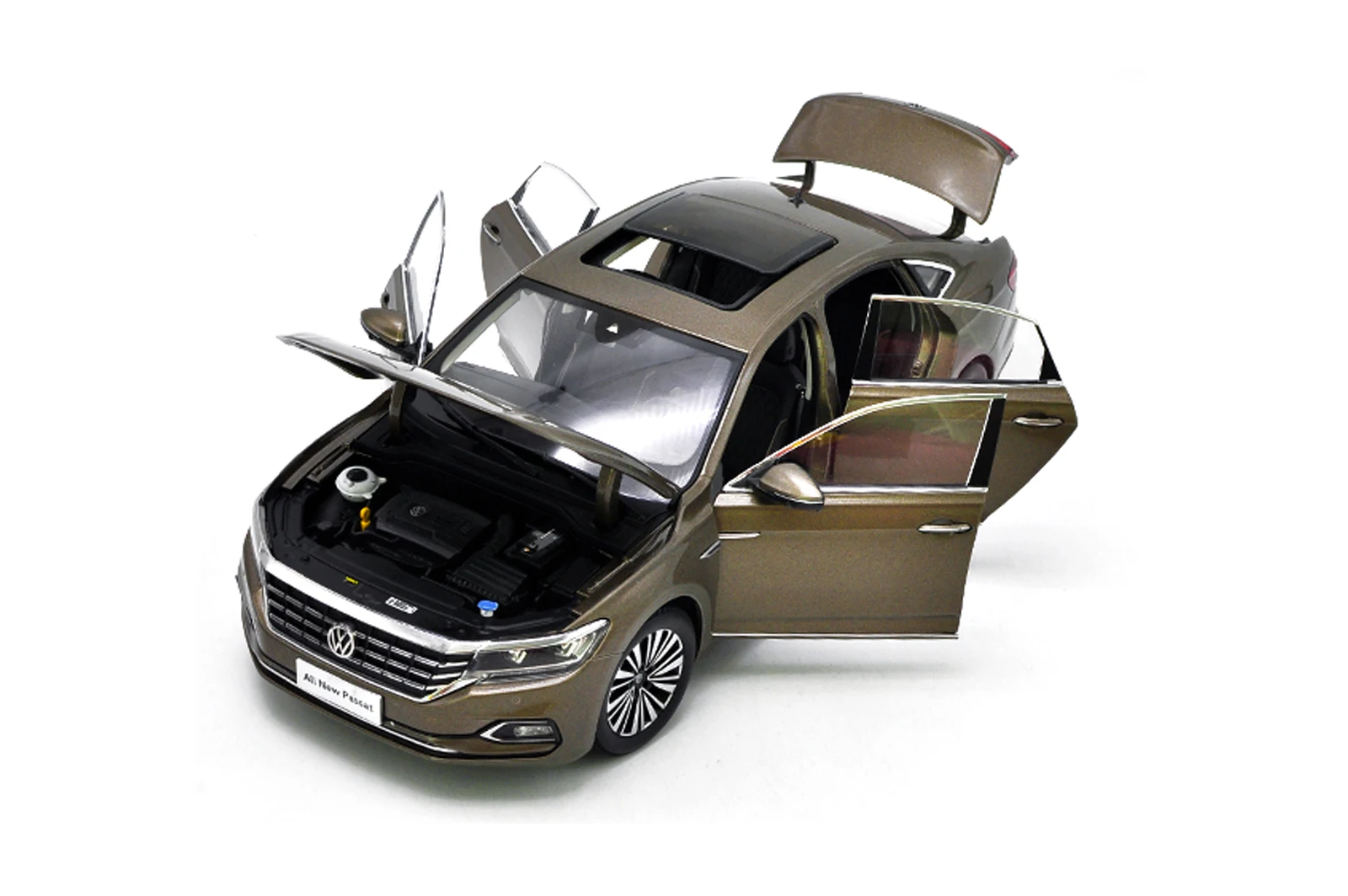 1:18 1/18 1 18 Volkswagen новая Passat Gold 2018 статическая имитация литых под давлением