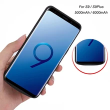 Дропшиппинг 6000 мАч для samsung S9Plus Батарея случае Портативный Зарядка чехол для Galaxy S9 Расширенный Мощность банк чехол телефона
