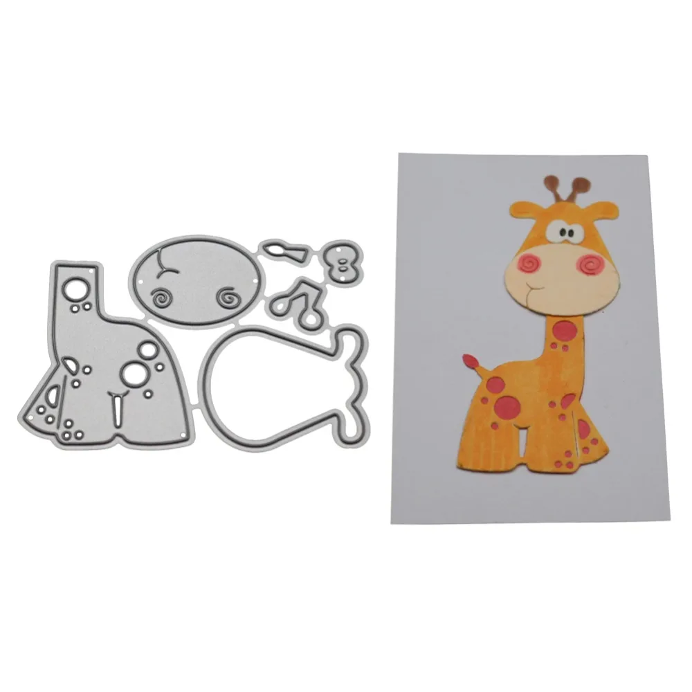 

Cute Giraffe Shapes Metal Cutting Dies Making Stencils for DIY Scrapbooking/photo Album Embossing Decorative Paper Cards 2019