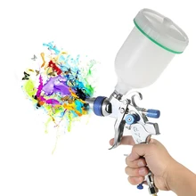 HVLP Air Spray Gun Airbrush Kit Gravity Feed Paint Sprayers Air-Brush sandblaster Auto Car Painting Spot Repair Face Paint