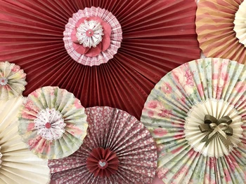 

HUAYI Flower Folding Umbrella photography filming photobooth banner Background Japan Backdrop Background XT4757