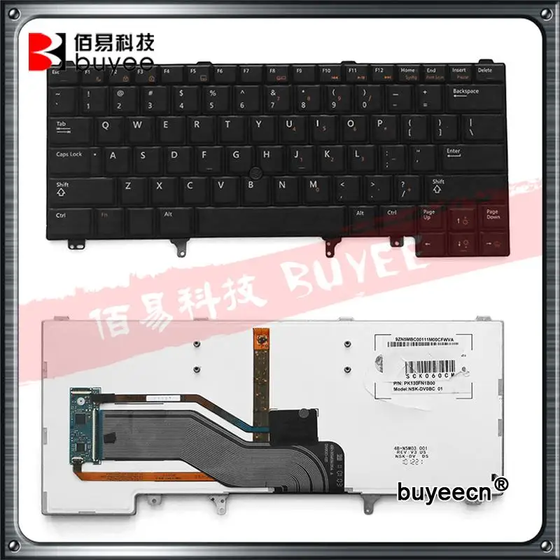 Оригинальная клавиатура США с подсветкой для DELL E6420 E5420 E5430 E6220 E6320 E6330 E6430 замена