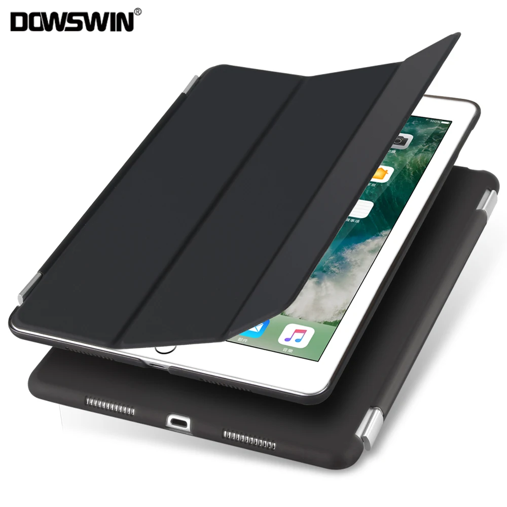 DOWSWIN case for ipad air magnetic PU leather Smart Case for ipad air 1, Seperated back cover for ipad A1475 A1476 for ipad 5