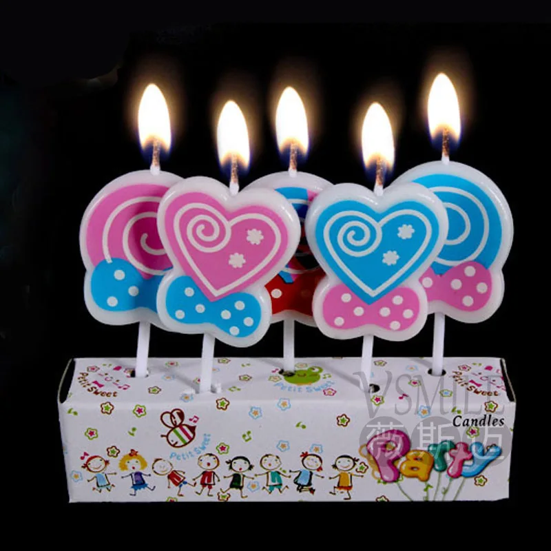 5 шт. милый фруктовый космический корабль футбол бабочка кролики искусство бездымные свечи для мальчиков и девочек день рождения поставки торт Топпер - Цвет: 33