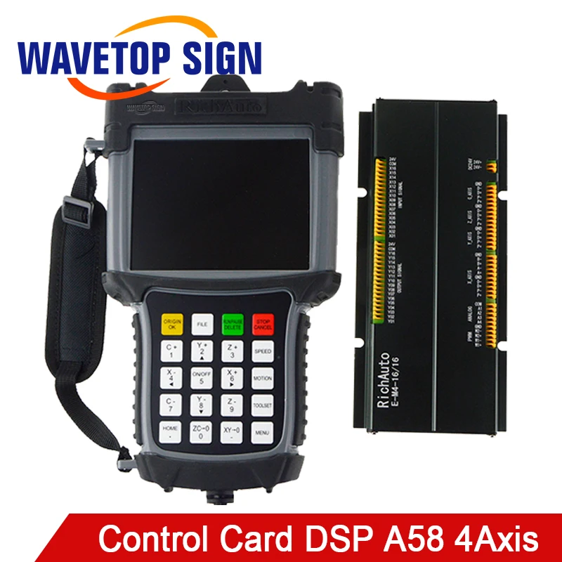 4-axis Linkage Motion Control System DSP A58 CNC Controller A58 Voltage DC 36V