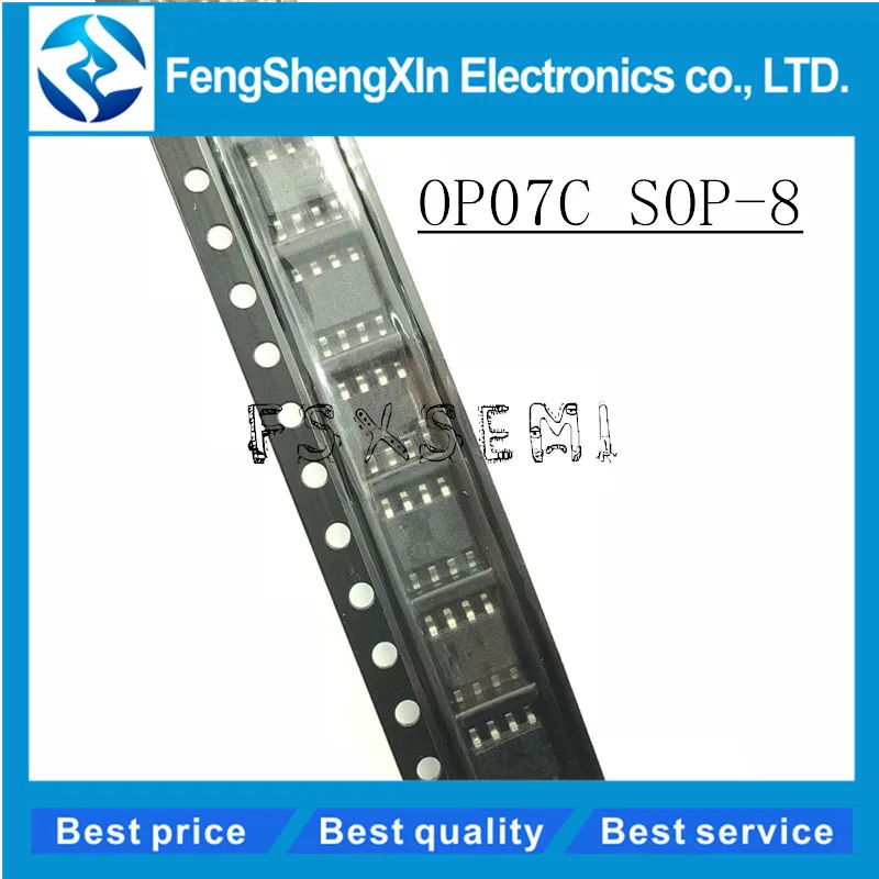 

10pcs/lot OP07C SOP-8 OP07CDR OP07 Operational Amplifier