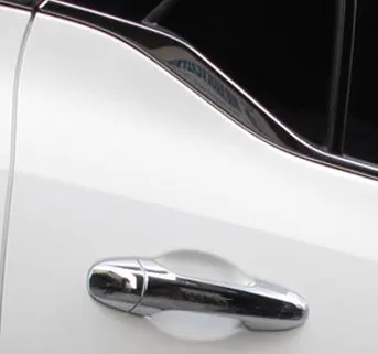 Хромированная накладка на дверную ручку для Toyota Fortuner HILUX SW4 REVO RAV4 innova аксессуары АБС-пластик для стайлинга автомобилей YCSUNZ