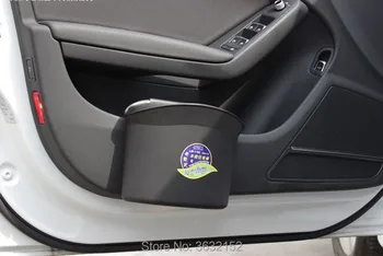 

Vehicle Trash Rubbish Bin Dust Case Holder Box Accessories Car styling for KIA sportage rio sorento cerato k2 k3 Soul ceed k5