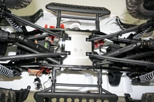 rc car parts,Stainless steel chassis protecting plate for AXIAL SCX10 90035 90047 90037 90037 90021