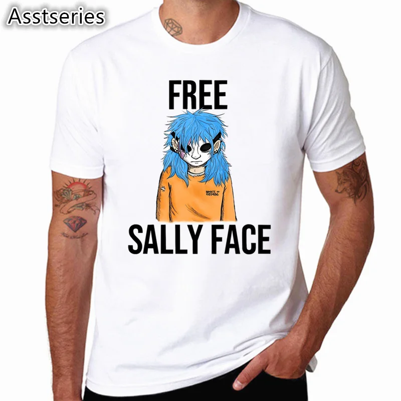 

The New T-Shirts Sally Face Men/Women Summer Fashion T-Shirts Sally Face Hip Hop Short Fleeve Tops HCP4557