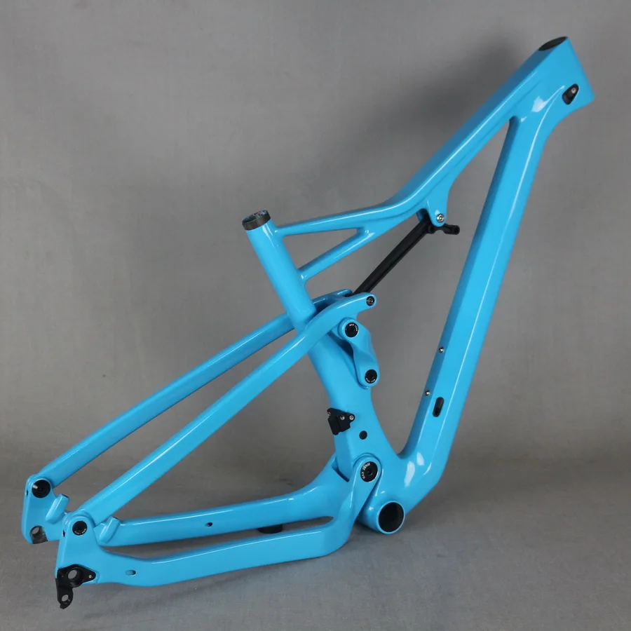 Free shipping mountain bike 29er axle thru frame 142*12mm rear wheel spacing carbon mtb bike frame FM036