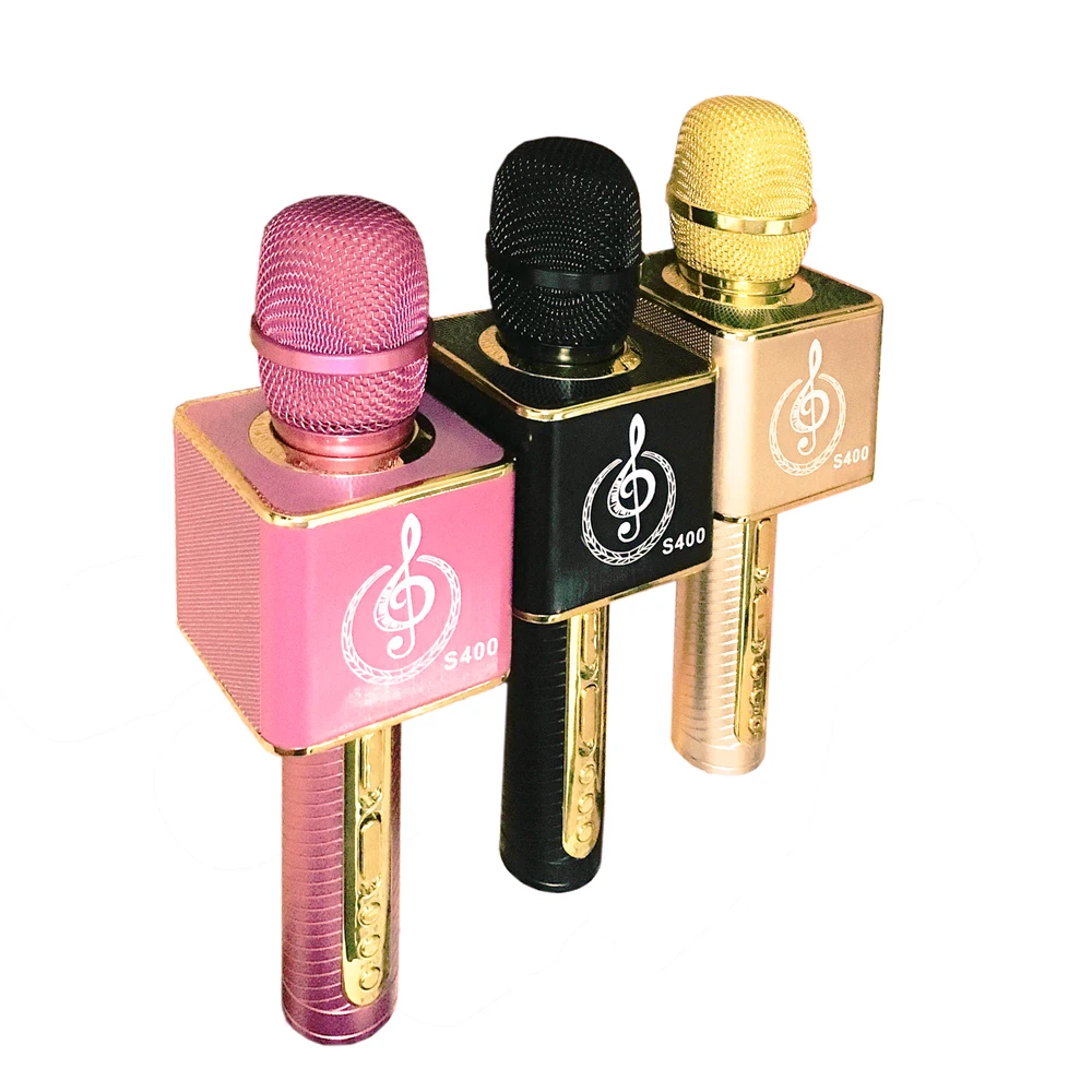 Original S400 Karaoke 1+1 Duet Wireless Bluetooth microphone