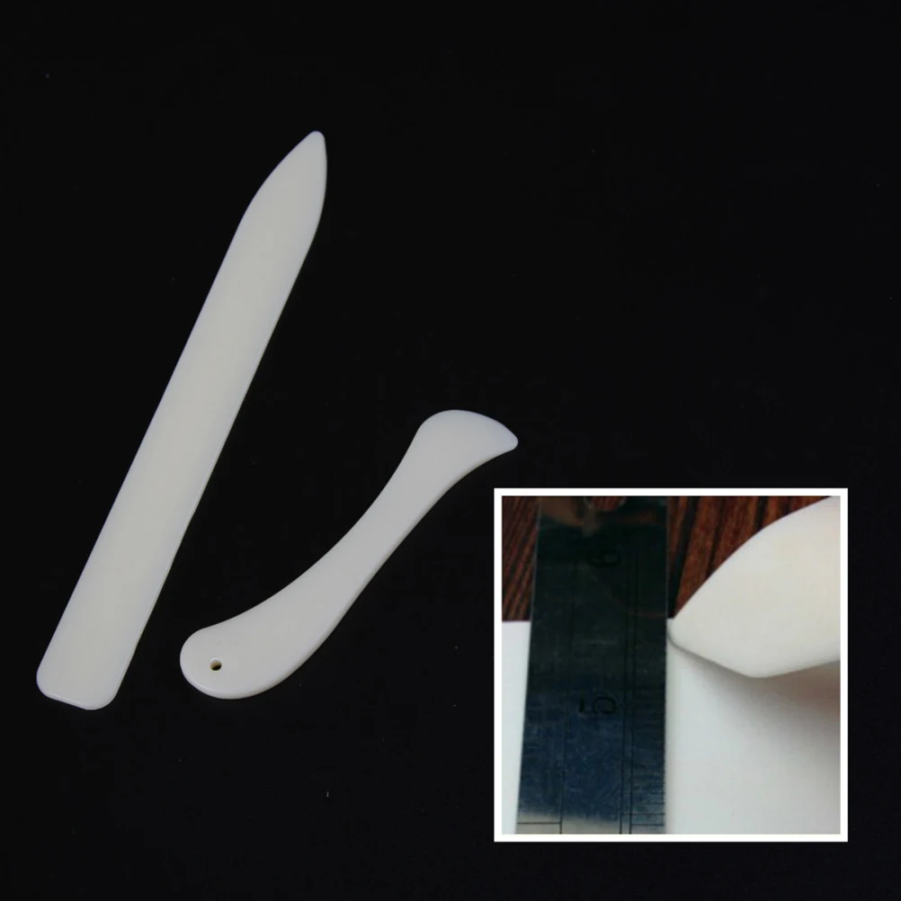 

2Pcs/Set Paper Creaser for DIY Scrapbooking Card Making Photo Album Paper Folding Tool DIY Crafts Edge Side Slicker