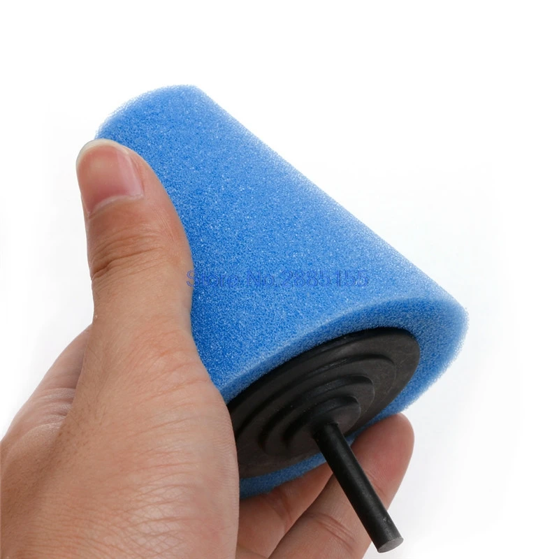 Новые 3-Цвет приработки пенная Губка для полировки в форме конуса полировальные накладки для ступицы колеса для автомобиля приспособление для ступицы автомобиля аксессуары обслуживания C45