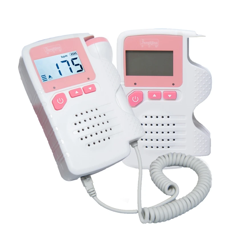  Pocket fetal dopplerPrenatal Baby Heart Beat Monitor 4.5 Display Fetal Doppler Monitor For Pregnant