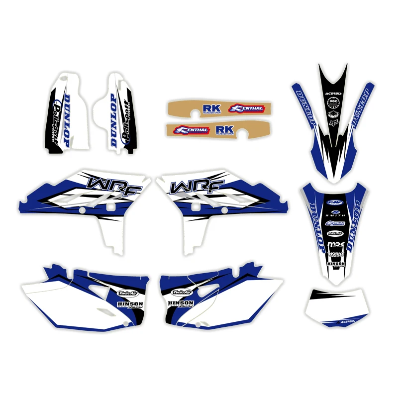 Графический фон Наклейка для Yamaha WR450F WRF450 WR 450F WRF 450 2012 2013 аксессуары для мотоциклов Запчасти