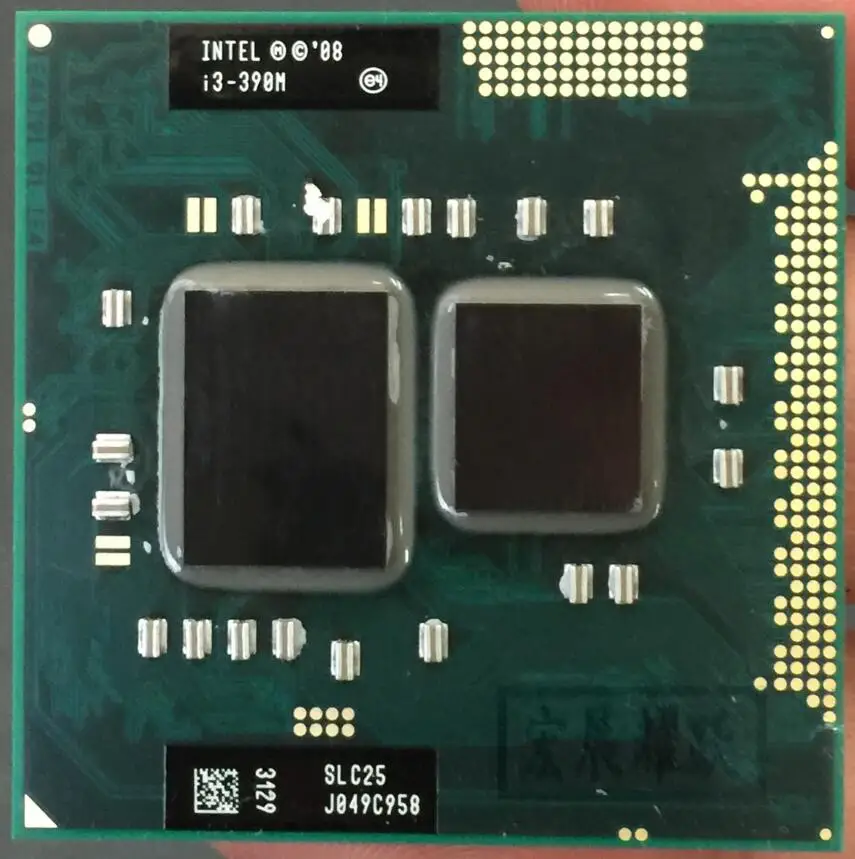 Процессор Intel Core i3-390M i3 390M двухъядерный процессор для ноутбука PGA988